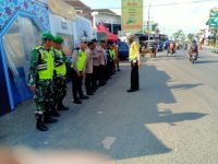 Gabungan Personil Pengamanan Lamongan Jelang Arus Balik Lebaran