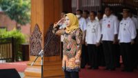 Wali Kota Mojokerto Pimpin Apel Pertama Masuk Kerja Setelah Lebaran