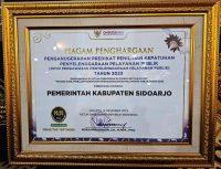 OMBUDSMAN RI Beri Nilai 95,95, Pelayanan Publik Sidoarjo Zona Hijau Kualitas Tertinggi