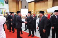 Pj Wali Kota Batu Hadiri Pelantikan Pj Gubernur Jatim di Kemendagri RI