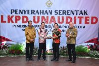 Bupati Mojokerto, Serahkan LKPD ‘Unaudited’ Tahun 2023 Ke BPK Jatim