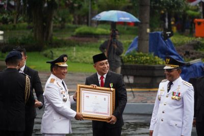 Pertama dalam Sejarah, Halaman Balai Kota Surabaya Jadi Tempat Upacara Hari Otoda Nasional 2024