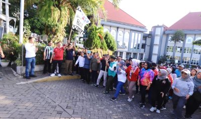 Peringati Hari Lahir Pancasila, Pemkot Batu Gelar Jalan Sehat dan Senam Bersama