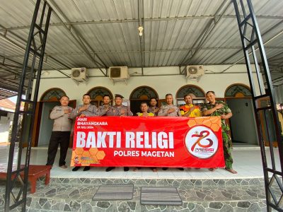 Polsek Magetan, Gelar Bakti Sosial Religi Wujudkan Toleransi dan Kerukunan Lintas Agama