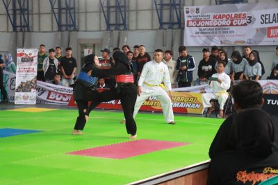 Resmi Dibuka, Kapolres Bojonegoro Cup ke 3 Tahun 2024 Jaring Bibit Pesilat Berprestasi