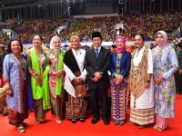 Ketua Umum Jalasenastri Ny. Fera Muhammad Ali Menghadiri Peringatan Hari Kebaya Nasional 2024 Yang Dihadiri Langsung Presiden RI Ir. Joko Widodo Dan Didampingi Ibu Iriana Joko Widodo