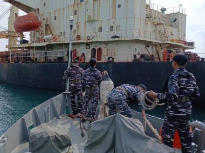 Laka Laut Di Batam TNI AL Laksanakan Pengamanan 