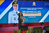 Lantik Pengurus Karang Taruna 2024-2029, Wali Kota Eri Tugaskan Jadi Agen Perubahan
