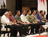 Panglima TNI Jenderal TNI Agus Subiyanto Menghadiri Pengarahan Yang Disampaikan Oleh Presiden Republik Indonesia Ir. Joko Widodo Kepada Jajaran TNI-Polri