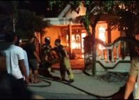 Di Tinggal Pergi Keluar Kota, Rumah Warga Desa Drokilo Kedungadem Hangus Terbakar