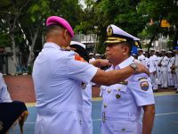 Beralihnya Tongkat Kepemimpinan Komandan Pangkalan TNI Angkatan Laut Bandung Kepada Yang Baru Kolonel Laut (P) Muhammad Taufik, M.Tr.Hanla., M.M