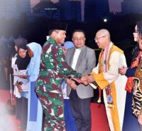 Kepala Staf Angkatan Laut Laksamana TNI Dr. Muhammad Ali,SE, M, M,M ,Tr, Opsla,  Menghadiri Kegiatan Doa Bersama Lintas Agama Dalam Rangka Hari Ulang Tahun TNI Ke-79 Tahun