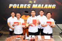 Gelapkan Uang Warga Modus Bebaskan Tersangka Perjudian, Polres Malang Tahan Oknum Kades 