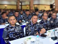 Komandan Lantamal IV Hadiri Apel Komandan Satuan Yang Dipimpin Kepala Staf TNI Angkatan Laut Laksamana TNI Dr. Muhammad Ali,SE,M,M,M,Tr,Opsla.