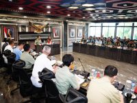 Kepala Staf Angkatan Laut Laksamana TNI Dr. Muhammad Ali,SE ,M,, M,M,Tr,Opsla Mendampingi Panglima TNI Menerima Kunjungan Kepala Departemen Staf Gabungan Angkatan Bersenjata Republik Rakyat Tiongkok Dalam Rangka Silaturahmi