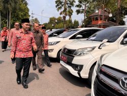 Pemkab Mojokerto Gelar Apel Inspeksi Kendaraan Dinas