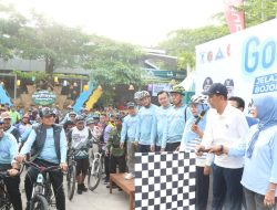 Gowes Jelajah, PDAM Tirta Buana Promosikan Wisata dan Kuliner Unggulan