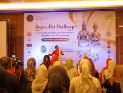 Semarak Kartini, Ratusan Pegiat Seni Meriahkan Nguri-Uri Budhoyo Pengantin Adat Yogyakarta di Aston Madiun