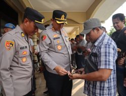 Polres Madiun Kota Gelar Pemeriksaan Kendaraan dan Senjata Api Dinas Polri