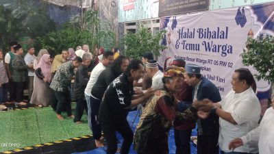 Momen Idul Fitri Warga RT 5 Menggelar Acara Halal Bihalal