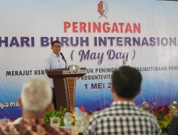 Bupati Bojonegoro: Hari Buruh Momentum Penting untuk Perkuat Kerja Sama