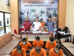 Polres Madiun Kota Berhasil Ungkap Delapan Kasus Kejahatan dalam OPS Pekat dan KRYD