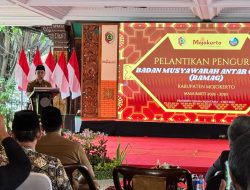 Pelantikan Badan Musyawarah Gereja, Bupati Mojokerto Siap Dukung Kegiatan Lintas Agama