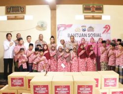 Peduli Anak Yatim, Polres Lamongan Gelar Bakti Sosial di Panti Asuhan