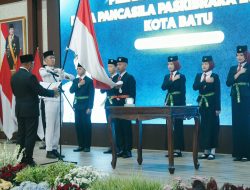 Wali Kota Batu Lantik Pengurus Duta Pancasila Paskibraka Kota Batu Periode 2025-2029