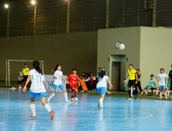 Pertandingan Perdana Porprov IX, Tim Futsal Putri Kota Batu Kalah Tipis dari Blitar