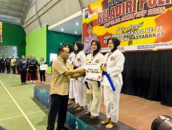 Tim Putri Polres Malang Sabet Juara 3 di Kejuaraan Bela Diri Polri Kapolda Jatim Cup 2025