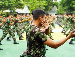 Prajurit Kodim Bojonegoro Gelar Latihan Pencak Silat Militer