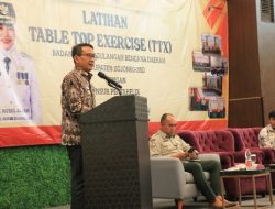 Perkuat Kesiapsiagaan, Bupati Bojonegoro Hadiri Simulasi Kebencanaan Kegagalan Teknologi Industri