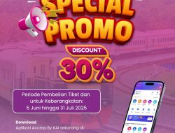Dorong Mobilitas dan Pemulihan Ekonomi, KAI Berikan Diskon Tiket 30%