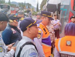 Operasi Rampchek, 7 Bus Pariwisata Tidak Laik Jalan di Kota Batu Ditilang