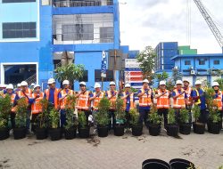 Peringati Hari Lingkungan Hidup Sedunia, PT BJTI Tanam 100 Pohon di Terminal Berlian