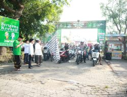 PAC GP Ansor Jombang Kota bersama Bupati Kampanyekan Safety Riding dan Ziarah Ulama