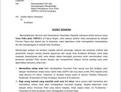 Antisipasi Polio VDPV2-n, Pemkot Surabaya Minta Warga Waspada dan Lengkapi Imunisasi Anak