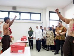 Bupati Kediri Dampingi Gubenur Sediakan Fasilitas Pendidikan Sekolah Rakyat