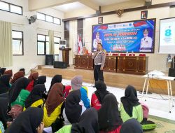 Satgas Preemtif Edukasi Pelajar SMKN 1 Sarirejo Tentang Tertib Lalu Lintas