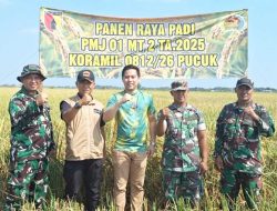 Koramil Pucuk Dampingi Petani Tingkatkan Produksi Padi