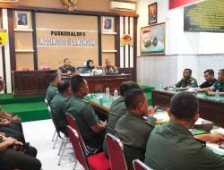 Pastikan Sertijab Lancar, Korem 082 CPYJ Lakukan Verifikasi di Makodim Lamongan