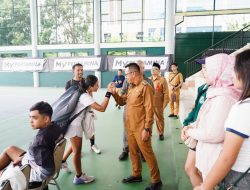 Wali Kota Batu Beri Dukungan Langsung Kepada Atlet Tenis Putri di Porprov IX Jatim