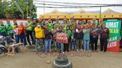 Satlantas Polres Malang Apresiasi Komunitas Ojol Underpass Berbagi Jumat Berkah Pererat Silaturahmi
