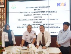 KAI Daop 7 Madiun Gandeng Kejari Kabupaten Madiun, Perkuat Penanganan Hukum dan Pengamanan Aset