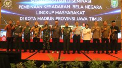 Kemhan Kukuhkan Bela Negara Di Kota Madiun, Kapolres : Masyarakat Mendukung Kesadaran Bela Negara