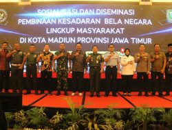 Kemhan Kukuhkan Bela Negara Di Kota Madiun, Kapolres : Masyarakat Mendukung Kesadaran Bela Negara