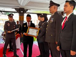 Peringatan Hari Bhayangkara ke-79, Bupati Mojokerto Berikan Reward Untuk Polisi Berprestasi