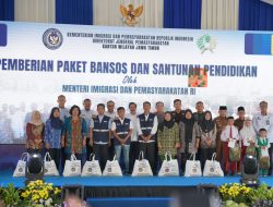 Kunker Menteri Imigrasi dan Pemasyarakatan ke Sarana Asimilasi Edukasi L’Sima Ngajum, Kontribusi Nyata Pemasyarakatan Jatim