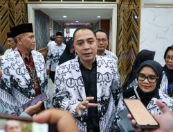 Hadiri Pengukuhan Pengurus PGRI 2025–2030, Wali Kota Eri Dorong Guru dan Pemkot Duduk Bersama Susun Program